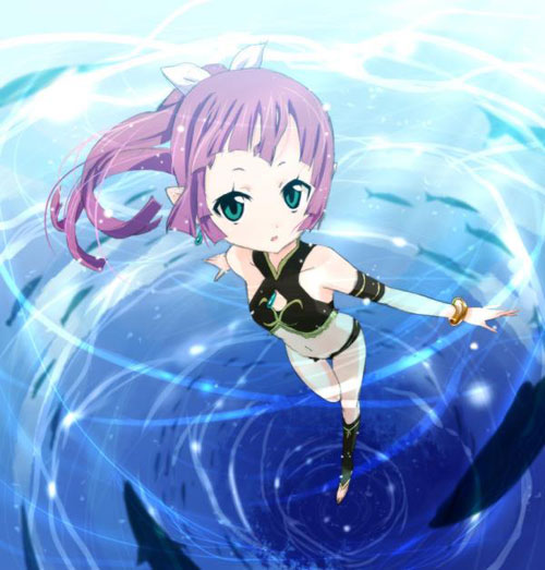 二次元水中美少女夏日清凉福利图(16)