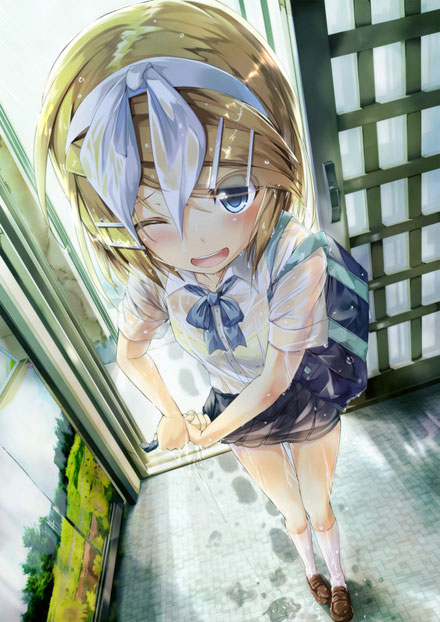 二次元湿身美少女美图赏(3)