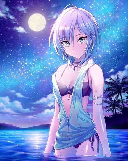 二次元刘海美少女美图集(24)
