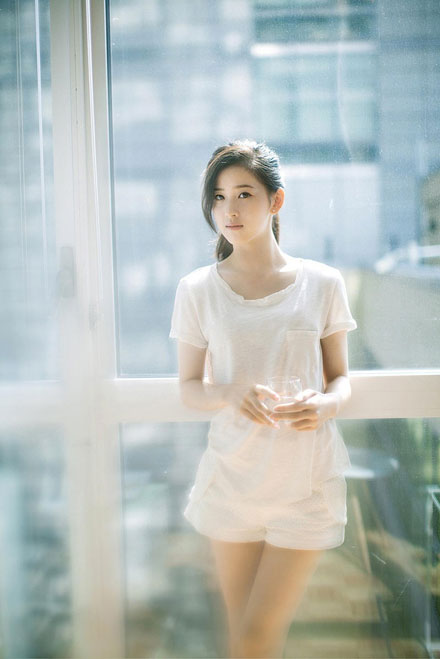 奶茶妹妹章泽天小清新私房写真(9)