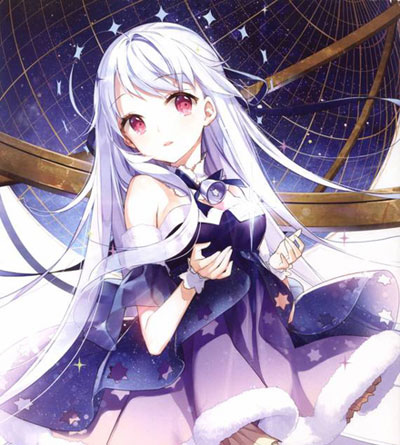 二次元银发美少女美图图集(5)