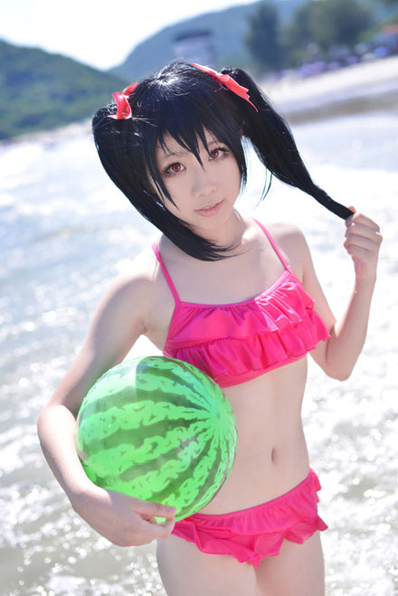 《LoveLive》矢泽妮可泳装Cos(8)