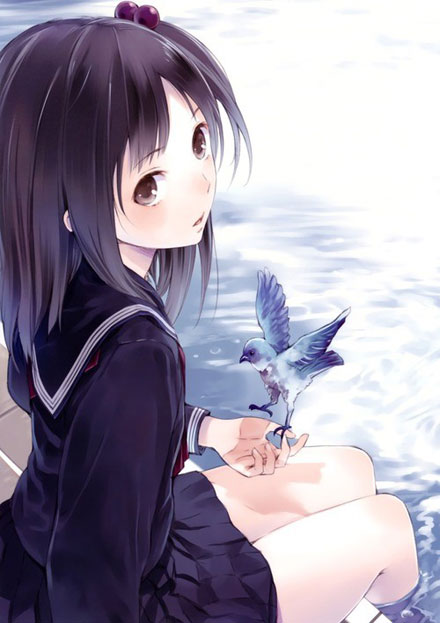 二次元水手服萌妹子美图2(5)