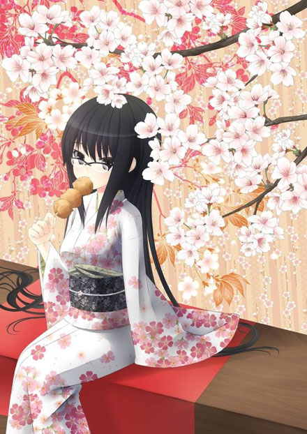 二次元眼镜美少女美图赏(9)