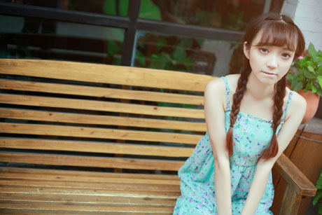 清新文艺美女夏日写真(20)