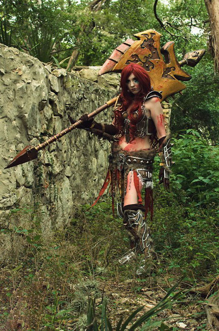 《暗黑破坏神3》野蛮人精美COS(5)