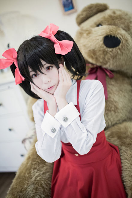 清纯萌妹《LoveLive》矢泽妮可COS(8)