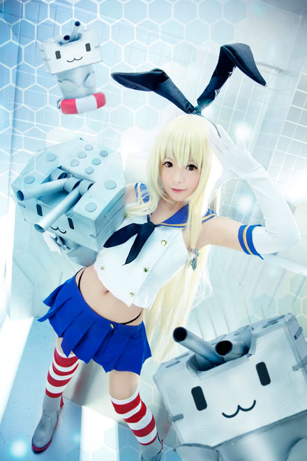 《舰队Collection》舰娘岛风COS(3)