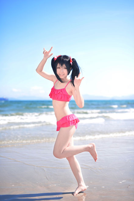 《LoveLive》矢泽妮可泳装Cos(11)