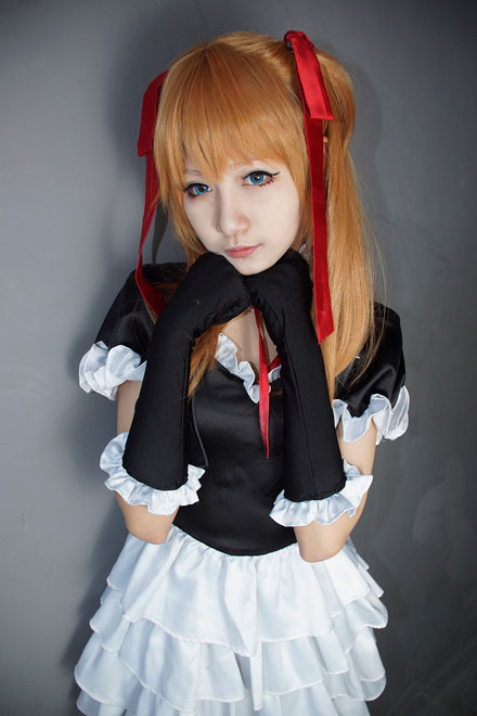 《EVA》明日香女仆装COS(3)