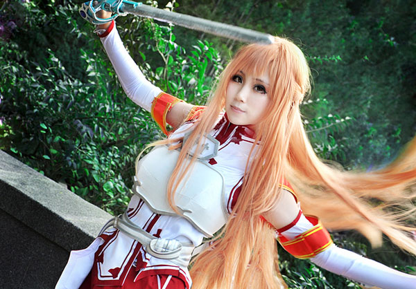 《刀剑神域》亚丝娜精美COS(6)