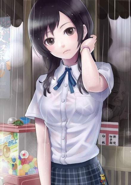 二次元湿身美少女美图赏(5)