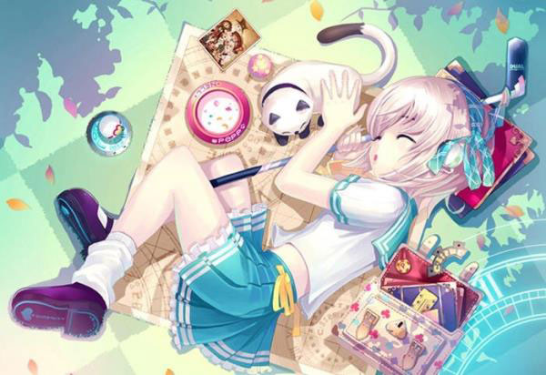 二次元熟睡中的美少女美图合集(10)