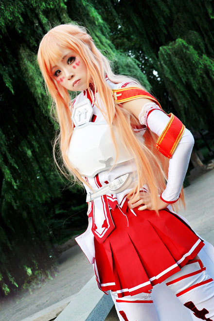 《刀剑神域》亚丝娜精美COS(5)