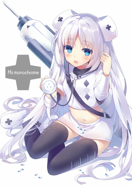 二次元银发美少女美图赏析(16)