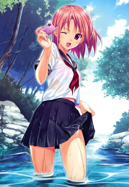 宅男福利 二次元美少女裙底风光图集2(8)