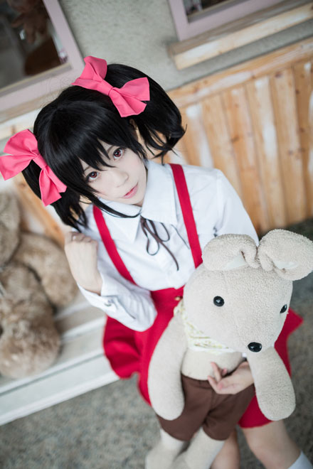 清纯萌妹《LoveLive》矢泽妮可COS(5)
