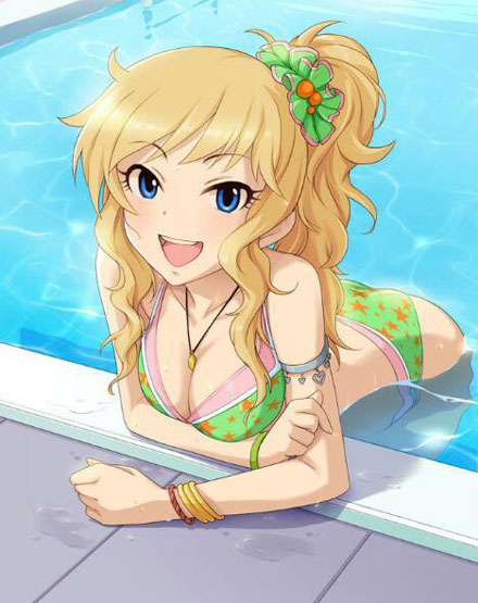 二次元金发巨乳美少女图赏(4)
