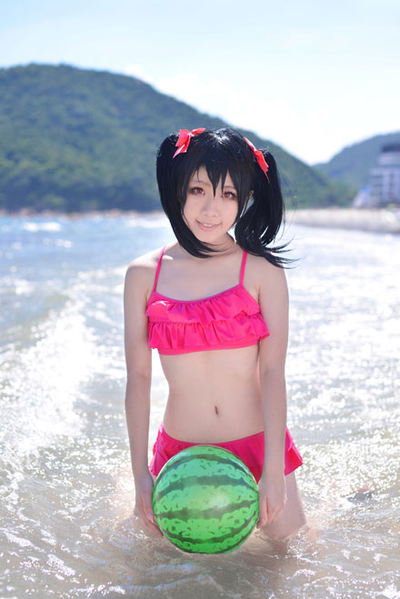 《LoveLive》矢泽妮可泳装Cos(6)