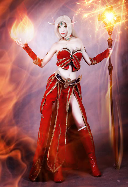 《魔兽世界》血精灵精美COS(4)