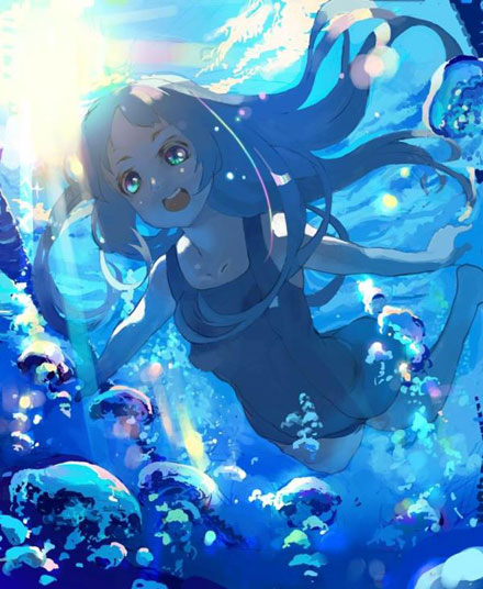 二次元水中美少女夏日清凉福利图(10)