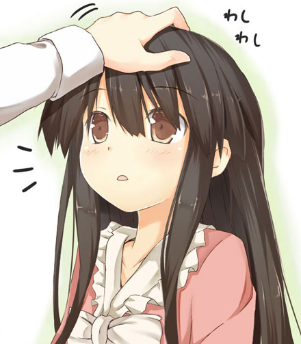 二次元美少女摸头美图赏(9)