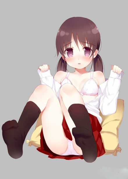 二次元美足少女福利图(8)