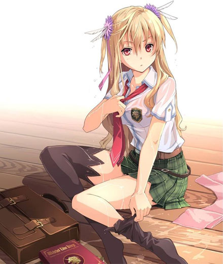 二次元湿身美少女美图赏(20)