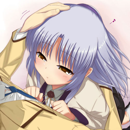二次元美少女摸头美图赏(8)