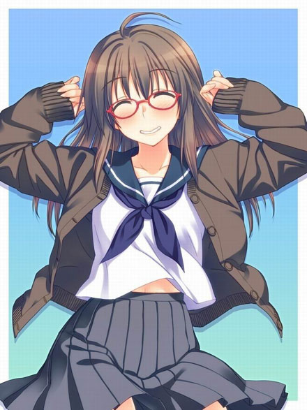 二次元治愈系微笑美少女图集(17)