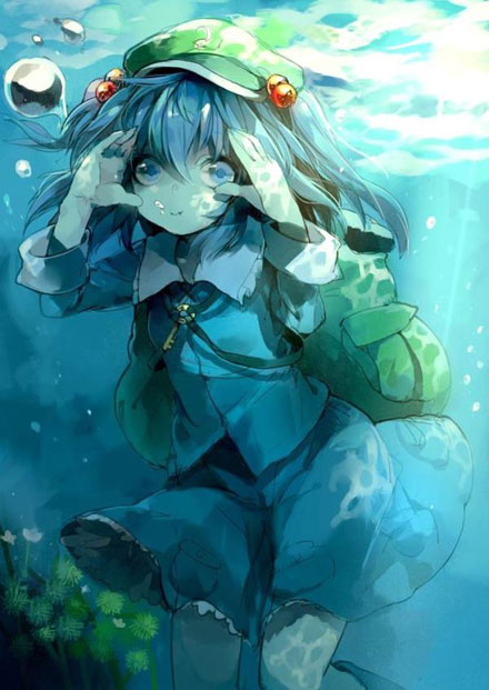 二次元水中美少女夏日清凉福利图(6)