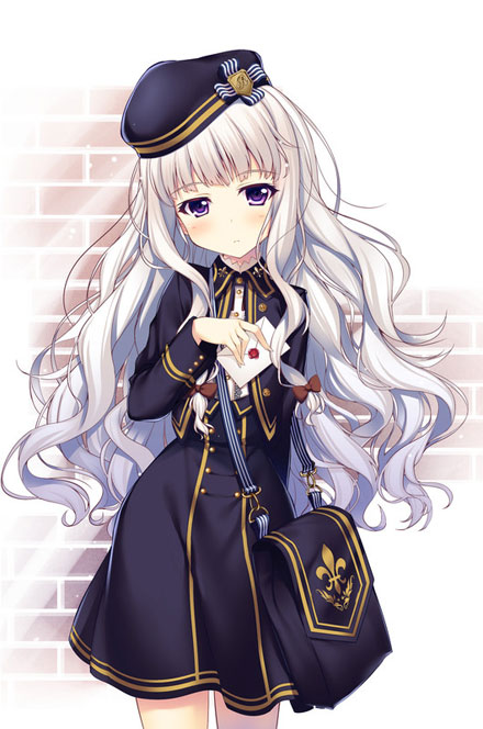 二次元银发美少女美图图集(7)