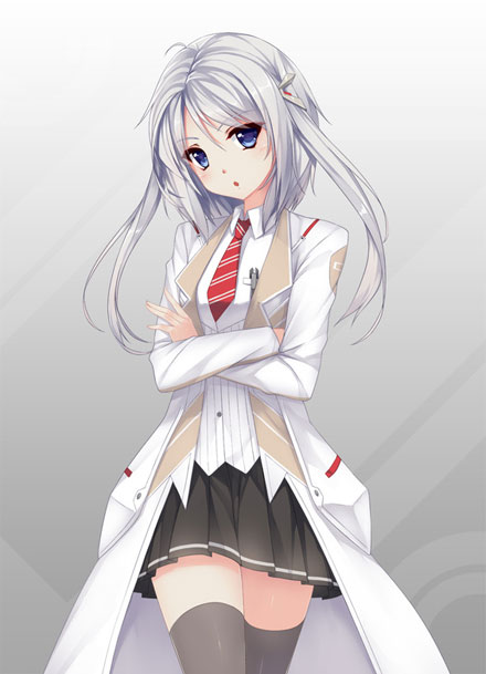 二次元银发美少女美图图集(13)