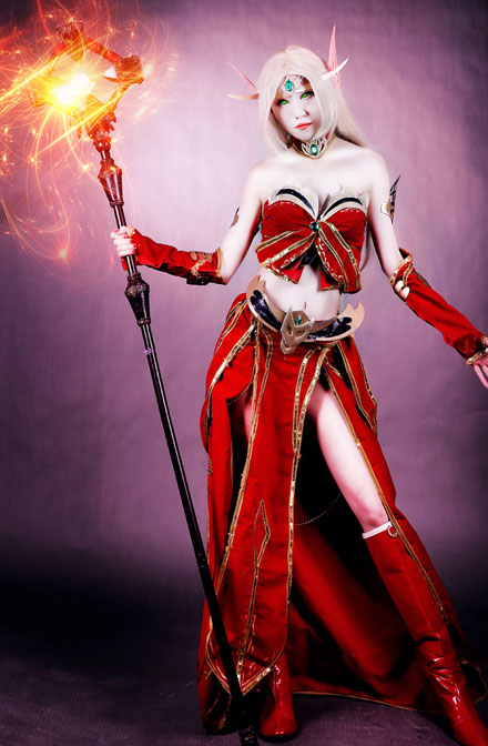 《魔兽世界》血精灵精美COS(3)