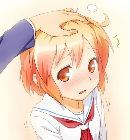 二次元美少女摸头美图赏(6)