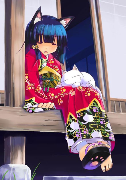 二次元熟睡中的美少女美图合集(16)