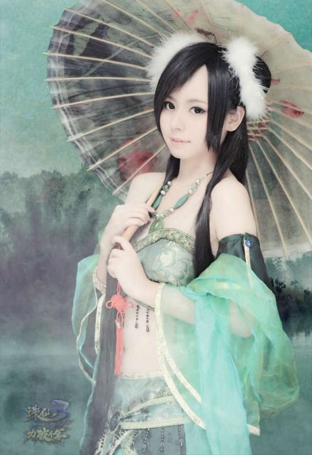 清纯萌妹《诛仙3》碧瑶COS(2)