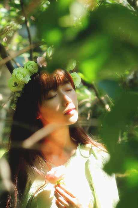 小清新美女谭湘君户外唯美写真(12)
