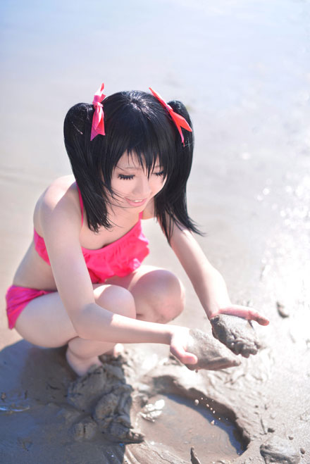 《LoveLive》矢泽妮可泳装Cos(12)