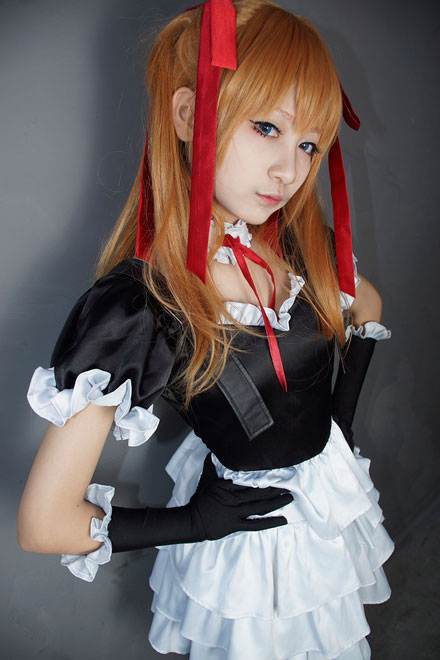《EVA》明日香女仆装COS(5)