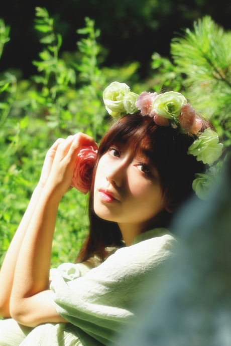 小清新美女谭湘君户外唯美写真(5)