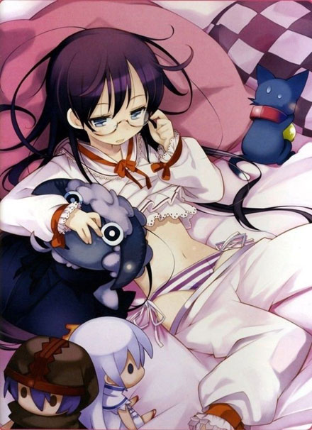 二次元眼镜美少女美图赏(13)