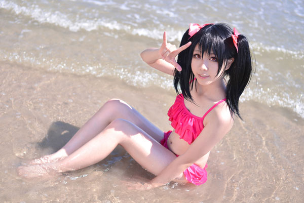 《LoveLive》矢泽妮可泳装Cos(10)