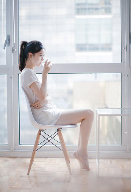 奶茶妹妹章泽天小清新私房写真(7)