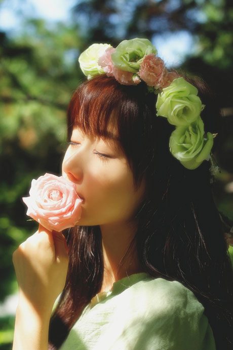 小清新美女谭湘君户外唯美写真(2)