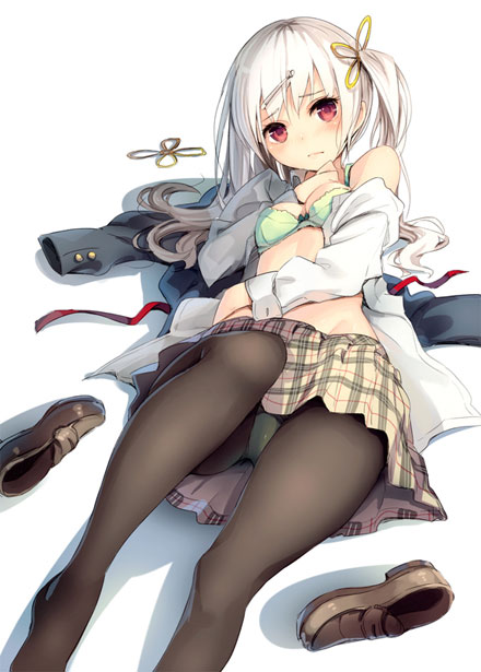 二次元银发美少女美图赏析(4)