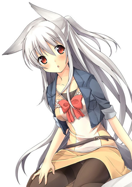 二次元银发美少女美图赏析(10)