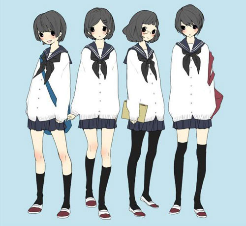 二次元水手服萌妹子美图2(10)