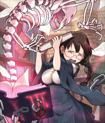 二次元眼镜美少女美图赏(6)