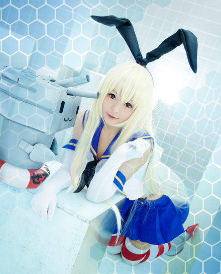 《舰队Collection》舰娘岛风COS(4)